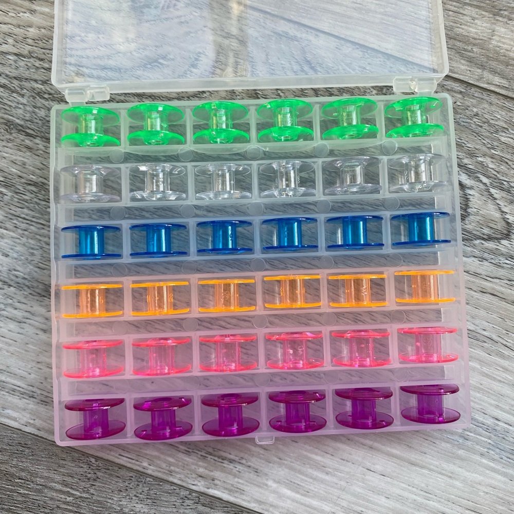 Colorful Bobbin Set for Sewing Machines